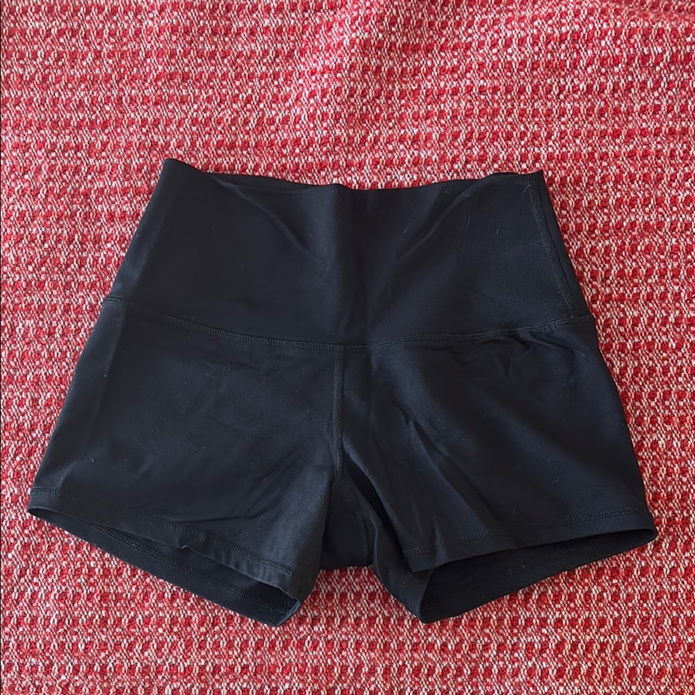 Born Primitive Black Athletic Shorts High-Waisted Stretch